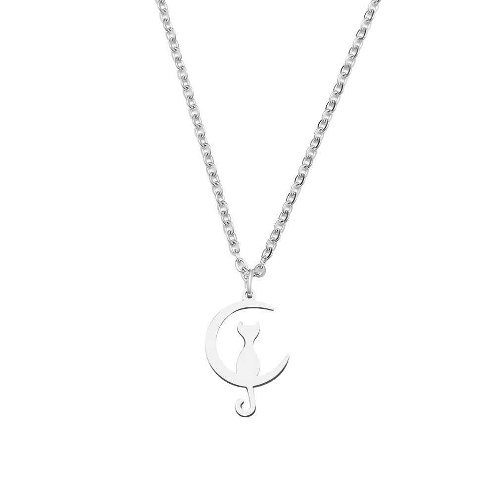 Rostfritt stål HALSBAND GULD, SILVER