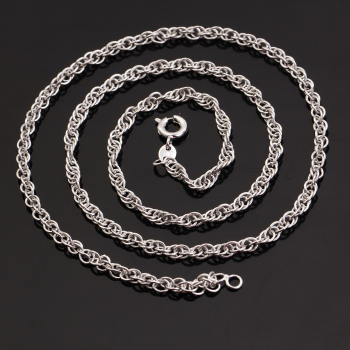 18K Vitguld Guldfyllda Filled gulddoublé HALSBAND