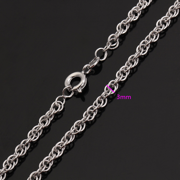 18K Vitguld Guldfyllda Filled gulddoublé HALSBAND - 2