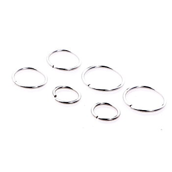 316L  Medicinsk Näsring fake Öronpiercingar 6,8,10 mm silver, svart, multi, guld