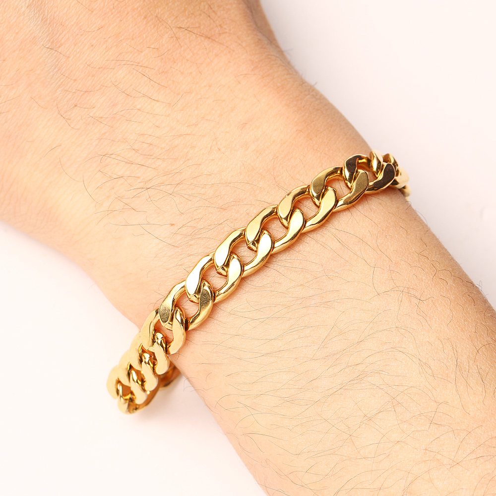 316L rostfritt stål Armband GULD/SILVER - 6