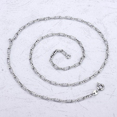18K Vitguld Guldfyllda Filled gulddoublé HALSBAND - 3