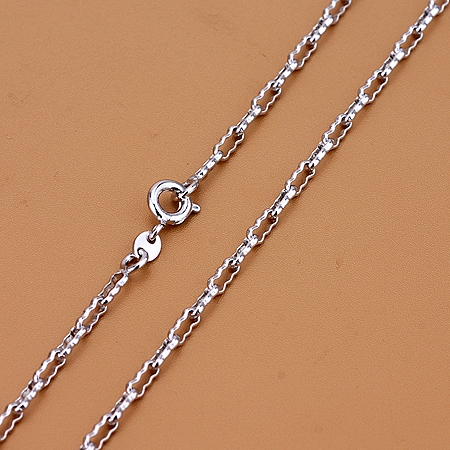 18K Vitguld Guldfyllda Filled gulddoublé HALSBAND - 4