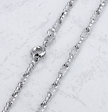 18K Vitguld Guldfyllda Filled gulddoublé HALSBAND