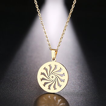 Rostfritt stål HALSBAND GULD, SILVER