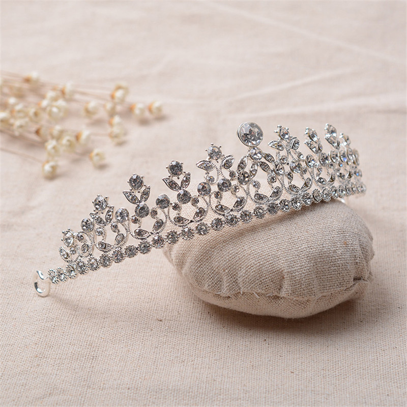 Crystal wedding hair crownl hair accessories - 7