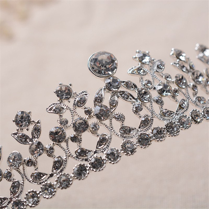 Crystal wedding hair crownl hair accessories - 2