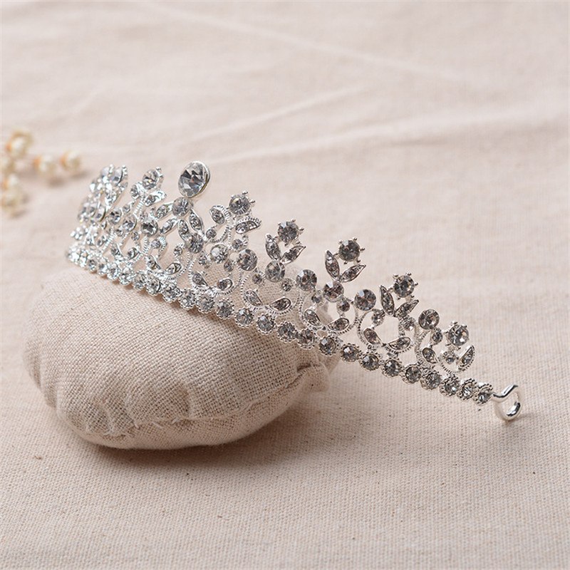 Crystal wedding hair crownl hair accessories - 5