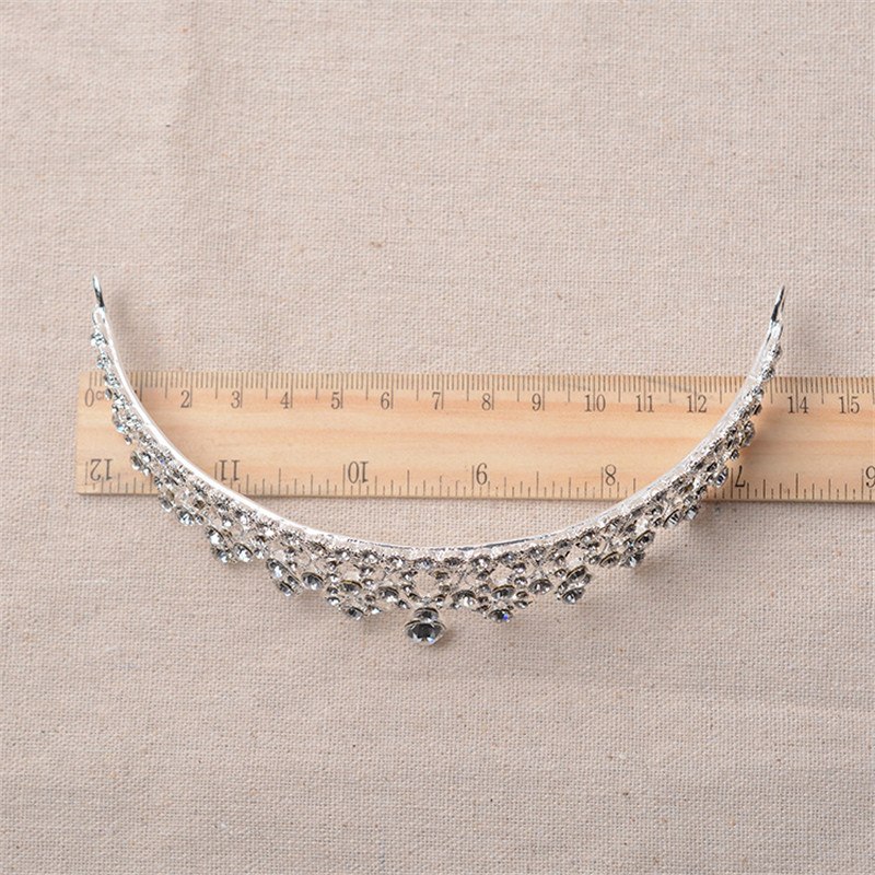 Crystal wedding hair crownl hair accessories - 4