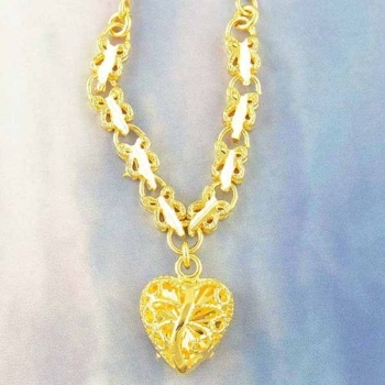 18K Guldfyllda Guld Filled gulddoublé HALSBAND
