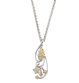 18K Vitguld Guldfyllda Filled gulddoublé HALSBAND
