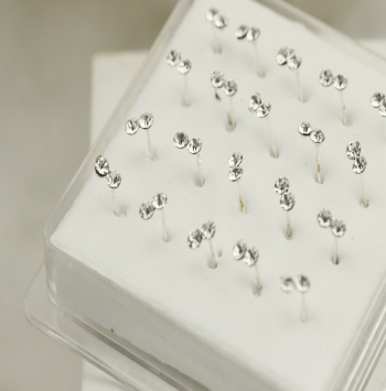 925 Silver PIERCING Nose Stud - 2