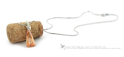 Kedja med hängsmycke Österrikiska Kristall - 2