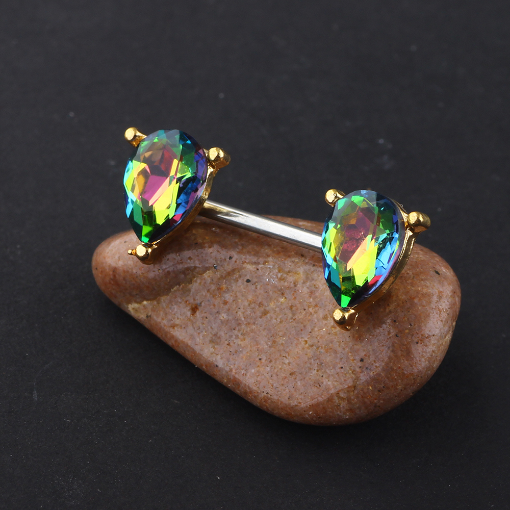 Bröstpiercing Smycken Piercing Zircon  - 3