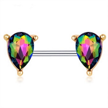 Bröstpiercing Smycken Piercing Zircon 