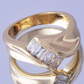 18K Gold Filled RING CZ