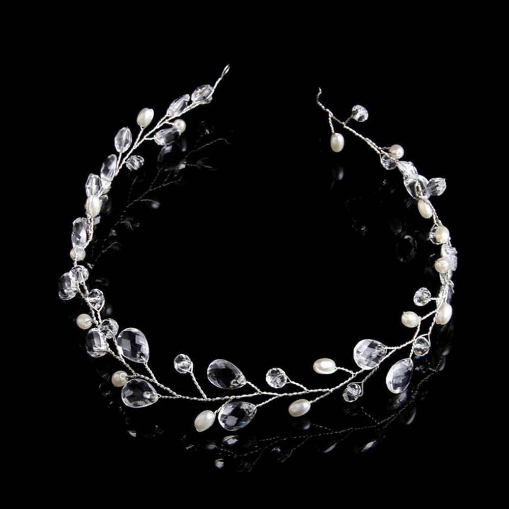 Kvinnor hårband  bröllop diadem - 6