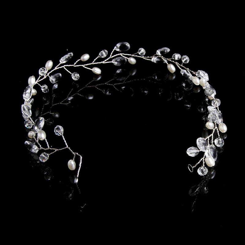 Kvinnor hårband  bröllop diadem - 9