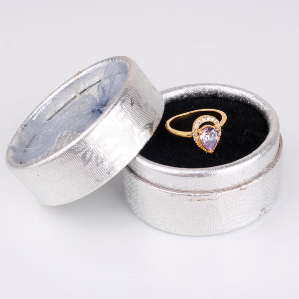 18K Gold Filled pear sapphire lady favorite royal ring  - 4