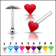 925 Silver Hand Painted Nose Stud