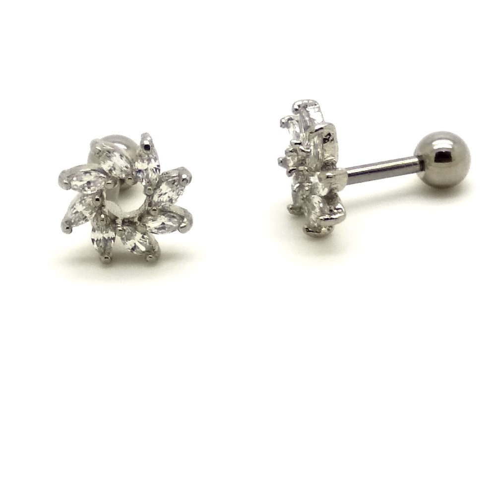  Tragus Piercing  Örhänge 1st CZ