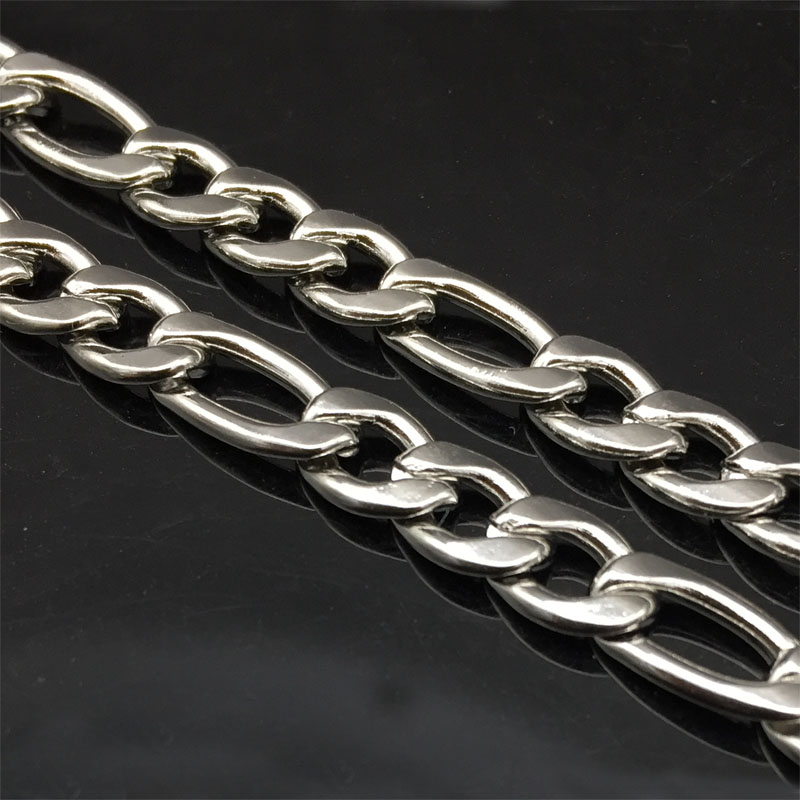 Rostfritt stål halsband + armband Set 6MM - 4