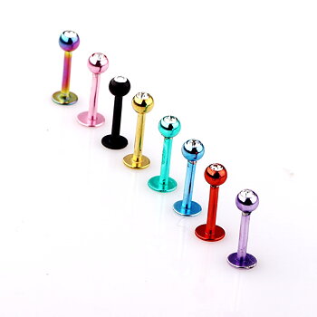Labret, läpp Piercing smycken 1.2*8*3mm