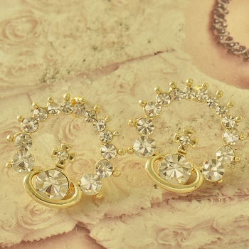 18K GUL Guldfyllda Guld Filled gulddoublé  CZ - 3