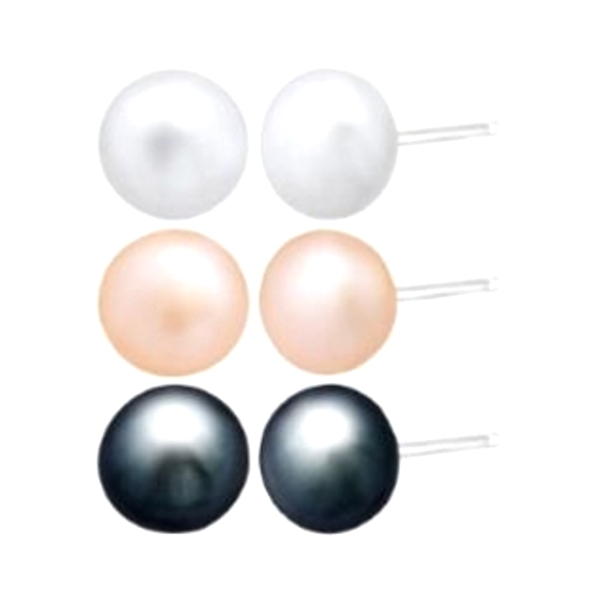 Silver filled earrings Pearl Beads 