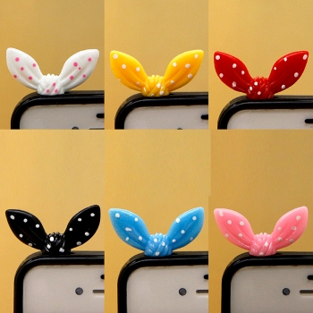 Anti dust proof plugs little butterfly dust plugs fashion cell phone