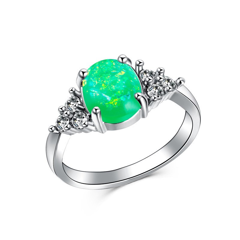 GOLD PLATED RING Opal 