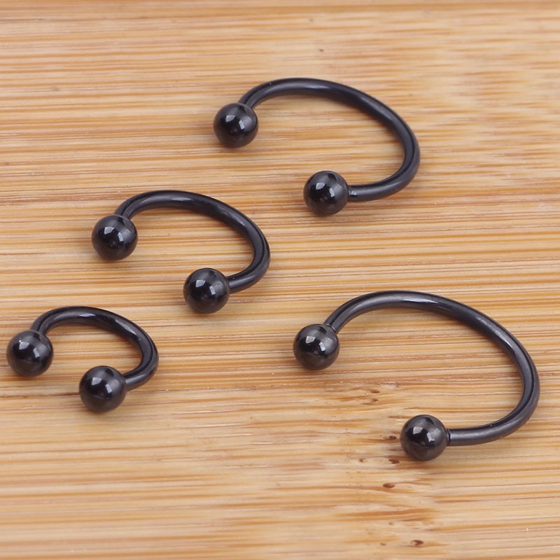 NÄSA  rund Piercing 4ST PACK MIX STORLEKAR - 2