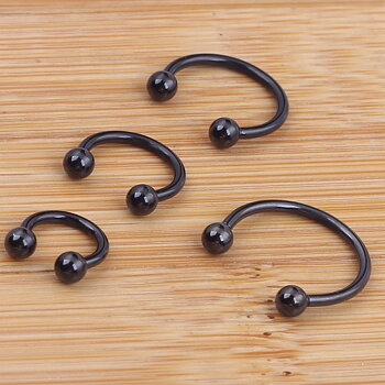 NÄSA  rund Piercing 4ST PACK MIX STORLEKAR