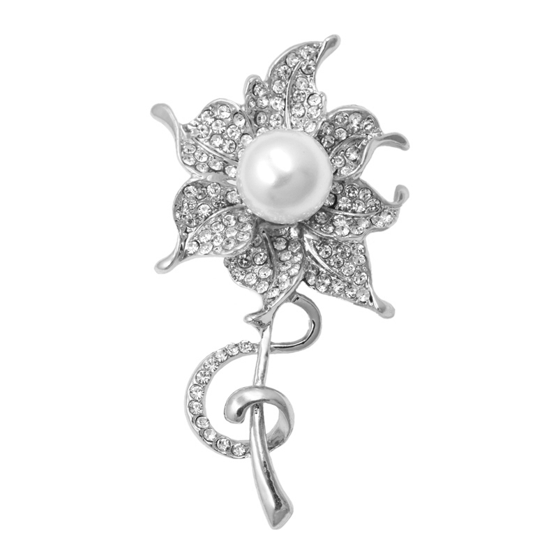 Brooch Crystal FLOWER