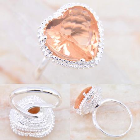 Morganit ädelsten ring #17 - 2