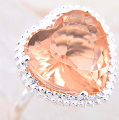 Morganit ädelsten ring #17