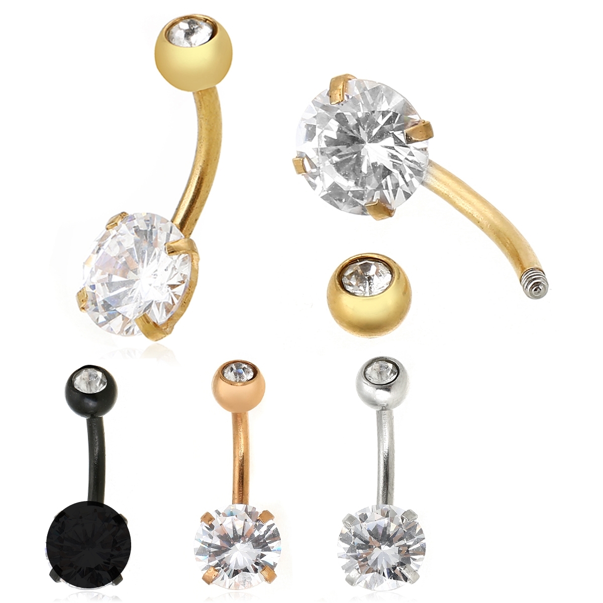 Navelpiercing CZ