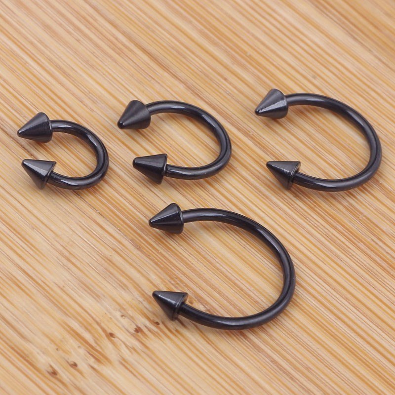 NÄSA  rund Piercing 4ST PACK MIX STORLEKAR - 3