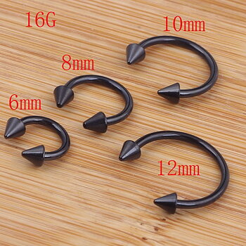 NÄSA  rund Piercing 4ST PACK MIX STORLEKAR