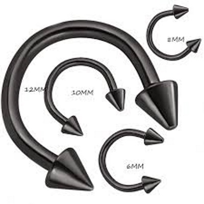 NÄSA  rund Piercing 4ST PACK MIX STORLEKAR