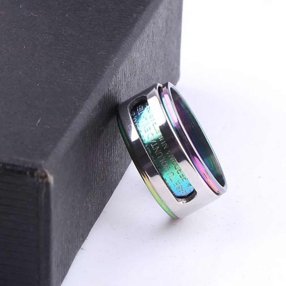 Rostfritt stål ring - 4