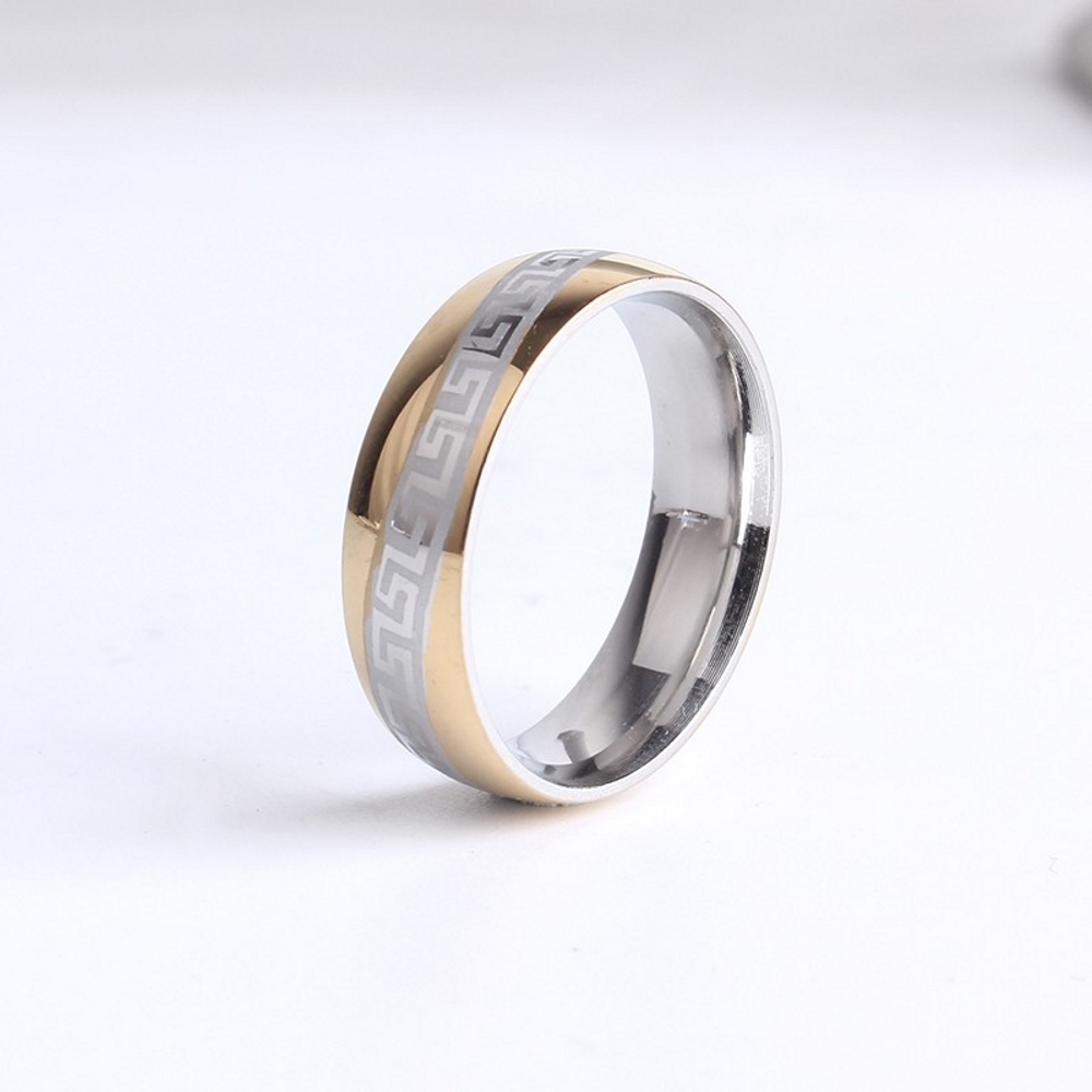 Rostfritt stål ring - 4