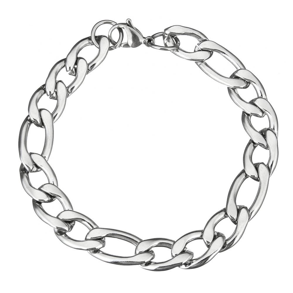 Rostfritt stål halsband + armband Set 9mm - 3