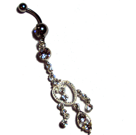 Navel Belly Button Ring Body Piercing Jewelry - 2