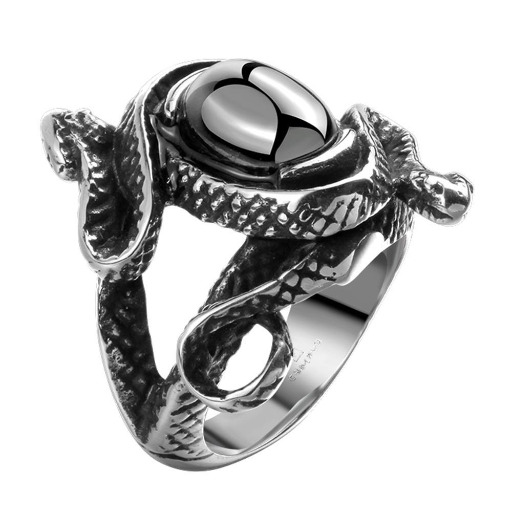 Rostfritt stål ring Punk rocker - 2