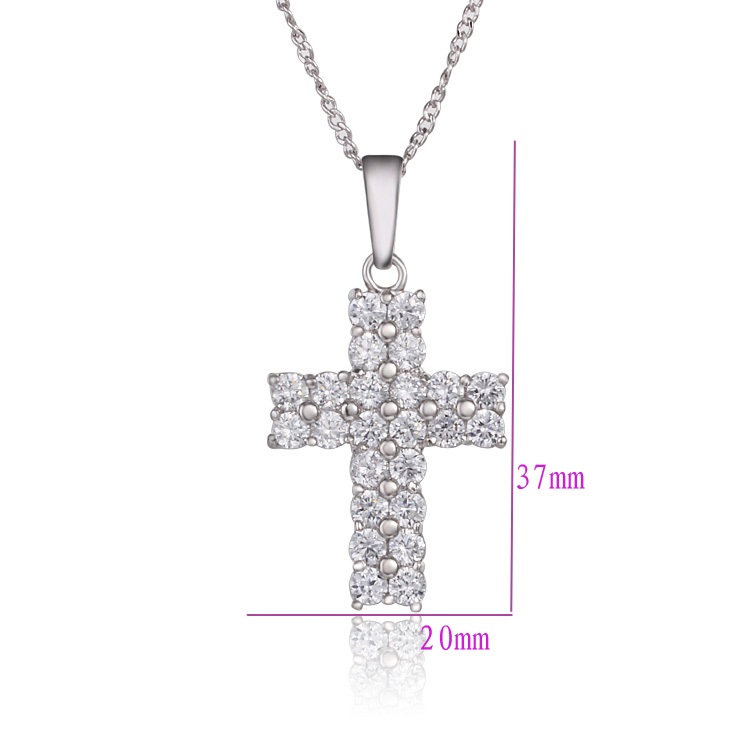 18K Vitguld Guldfyllda Filled gulddoublé HALSBAND CZ - 3
