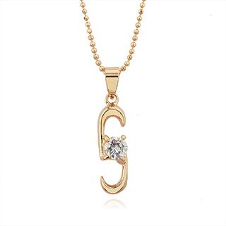 18K Gold Filled CZ Pendant - 2