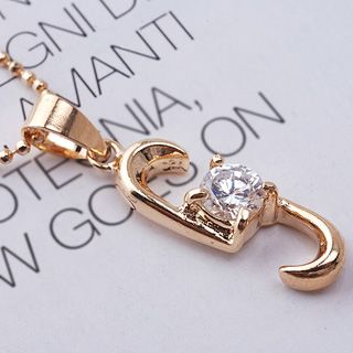 18K Gold Filled CZ Pendant