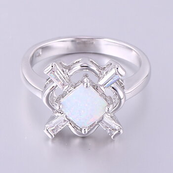 Silversmycken filled ring VIT Brand Opal