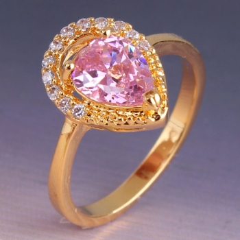 18K Gold Filled TOPAZ ring 